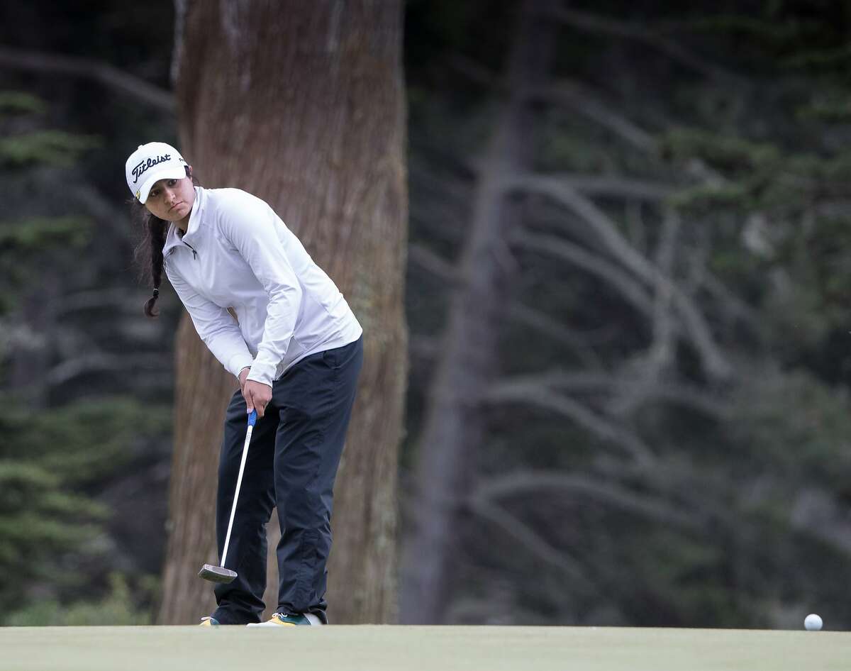Simar Singh wins 4-3 over Aman Sangha in the women's finals of the San Francisco City Golf Championship on Sunday, March 18, 2018 in San Francisco, CA