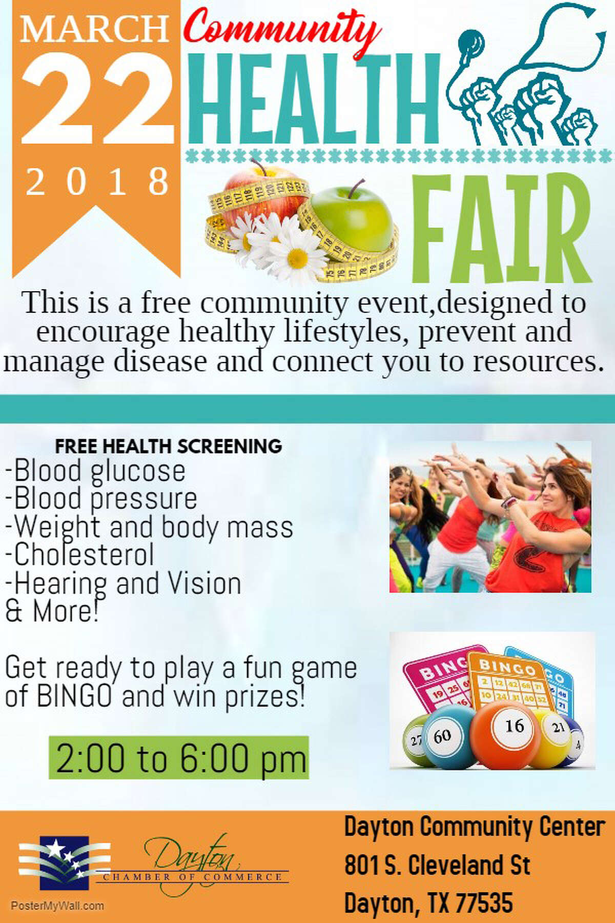 Dayton chamber to sponsor health fair Friday