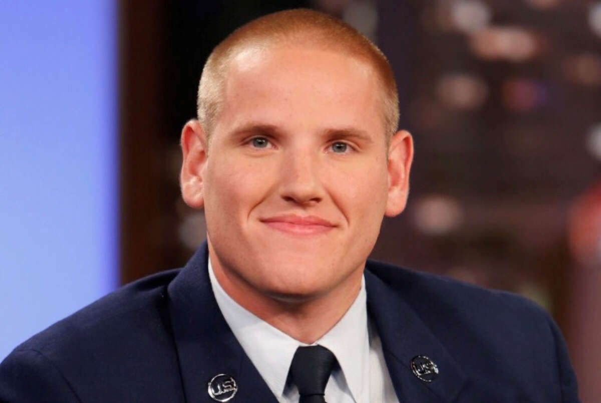 Spencer Stone, former Air Force Staff Sgt. and star in 'The 15:17 to Paris' is speaking at Northwood University's campus Tuesday night.