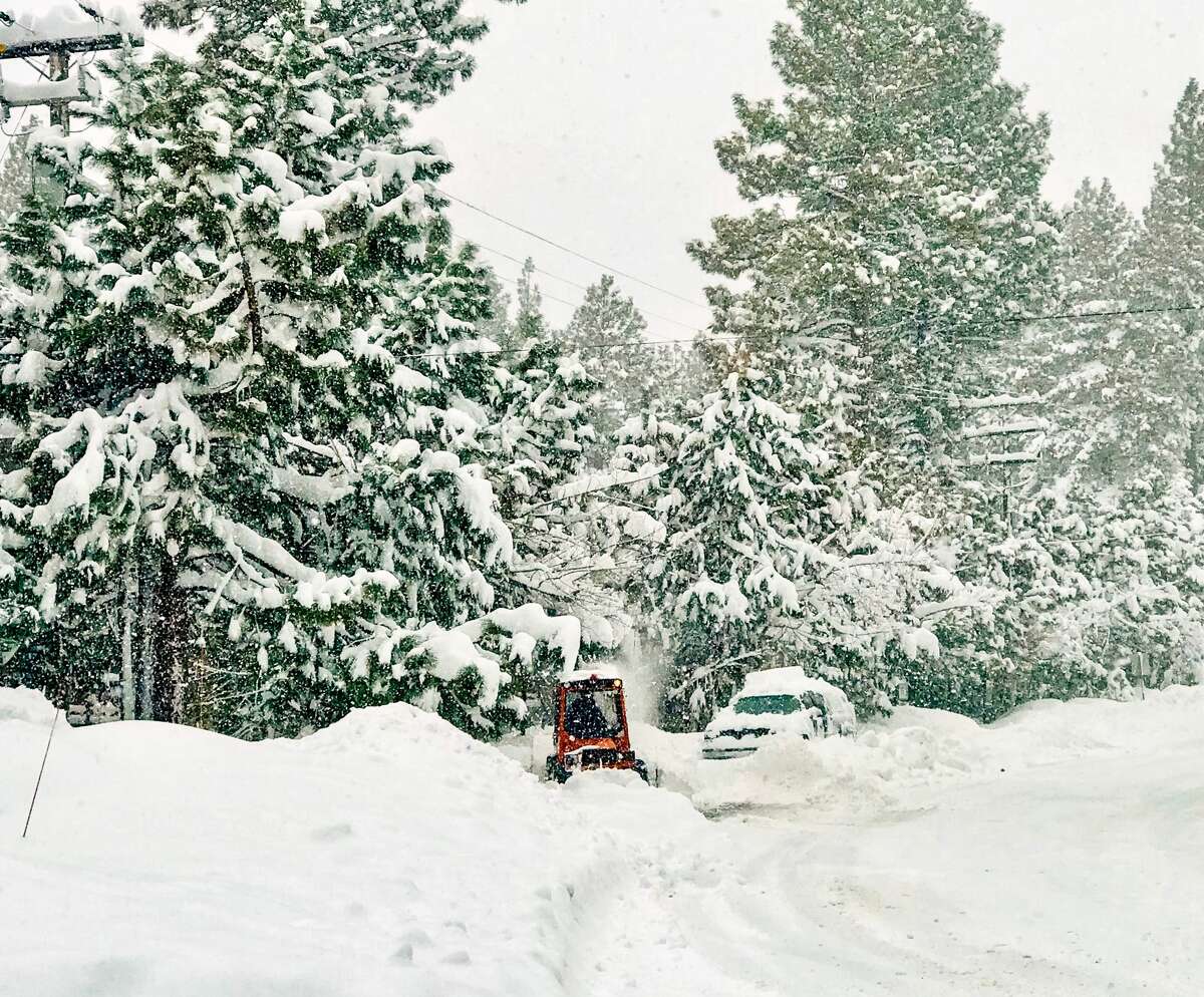 Tahoe mountains buried under more than 100 inches of fresh snow, more