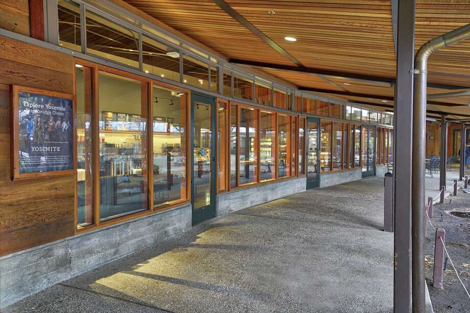 The New Yosemite Starbucks Is Trying Hard Not To Look Like A The Exterior Of New Starbucks In Yosemite National Park Has No Sign Photo
