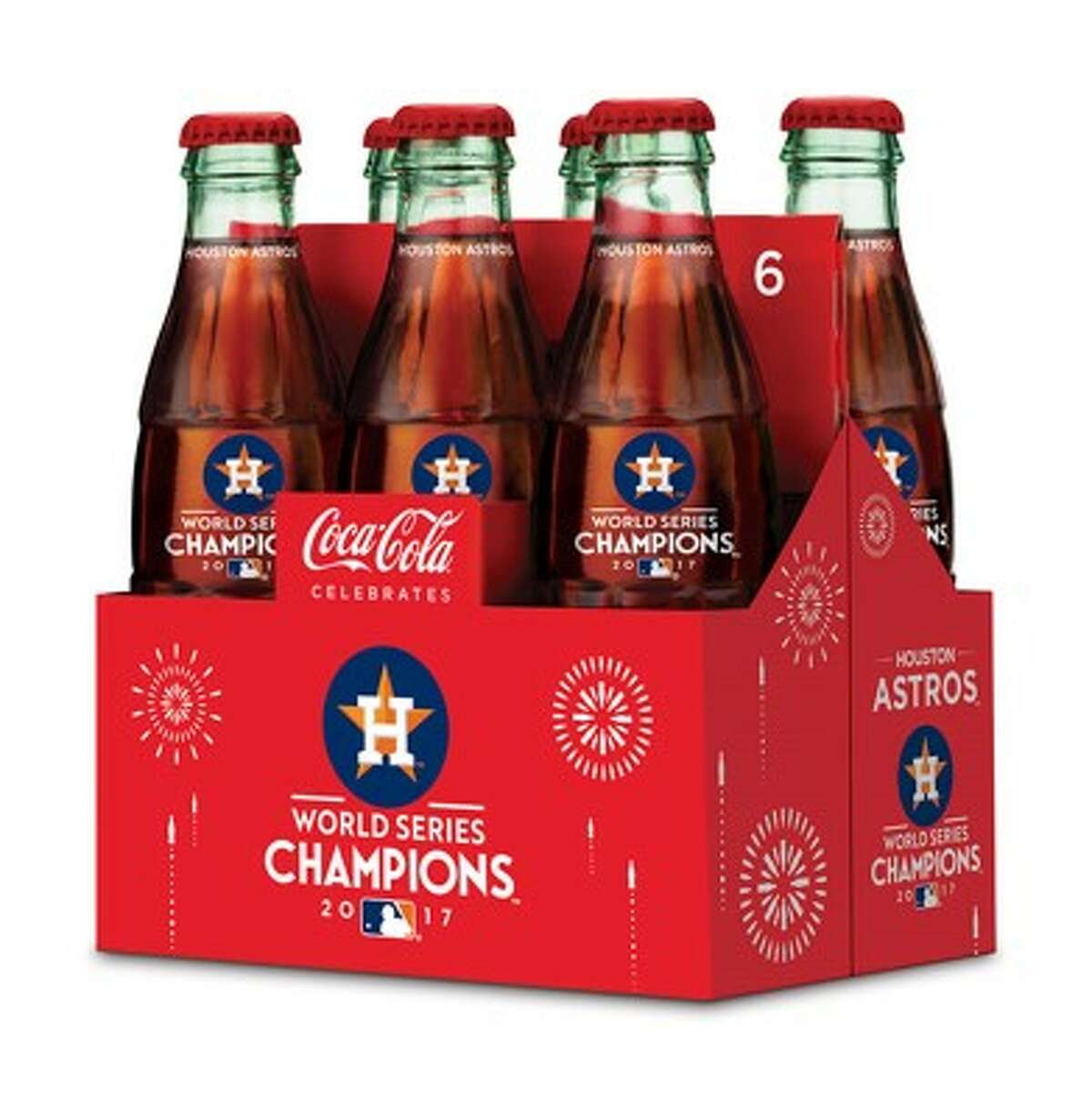 Coca-Cola Southwest Beverages said Monday it has produced an eight-ounce Coca-Cola bottle bearing the Astros logo and 2017 World Series logo. The bottles are available at local Kroger stores beginning Monday. Click through the gallery to see other World Series-inspired gift ideas for Astros fans.