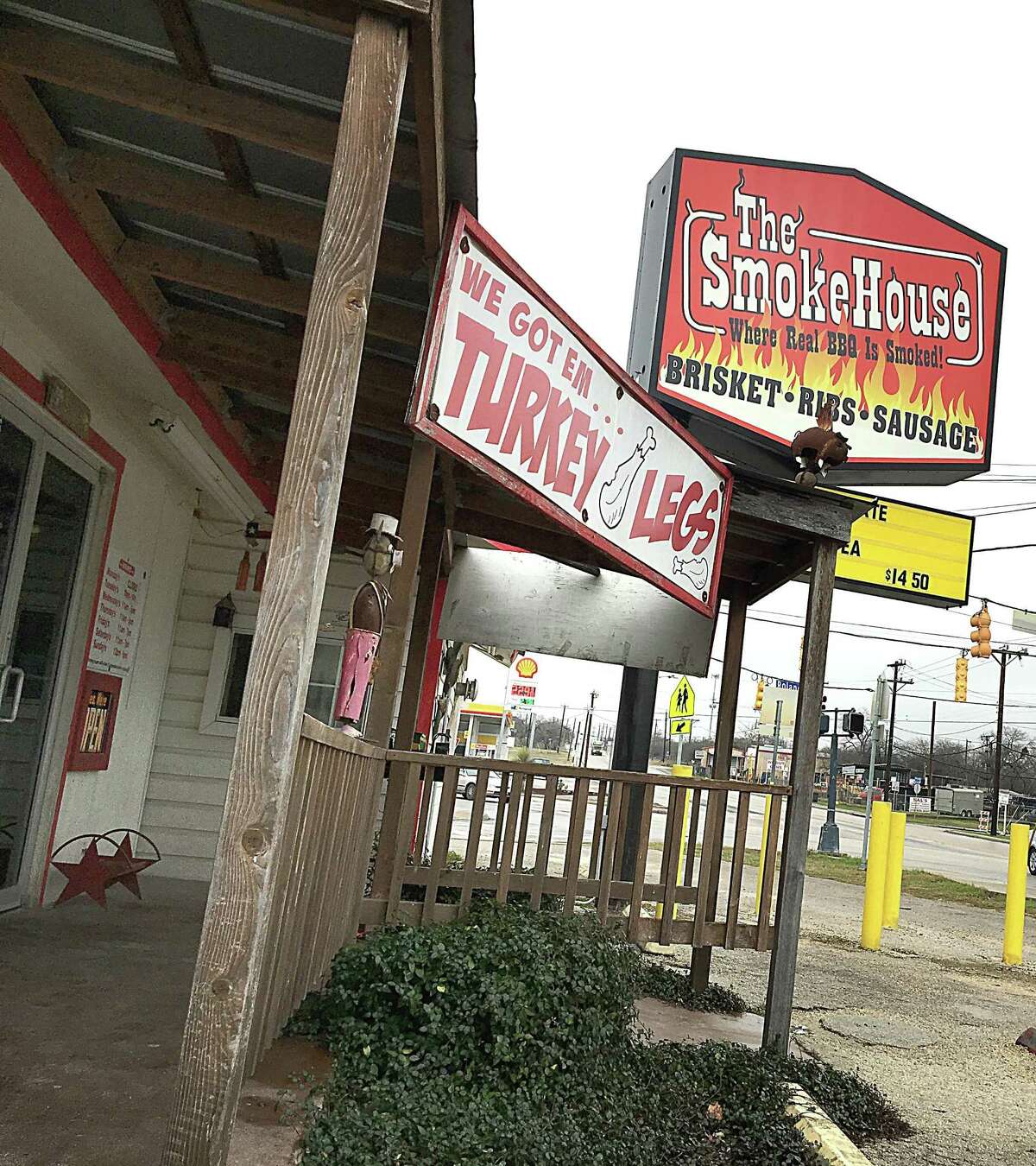 The Smokehouse barbecue restaurant on Roland Road.