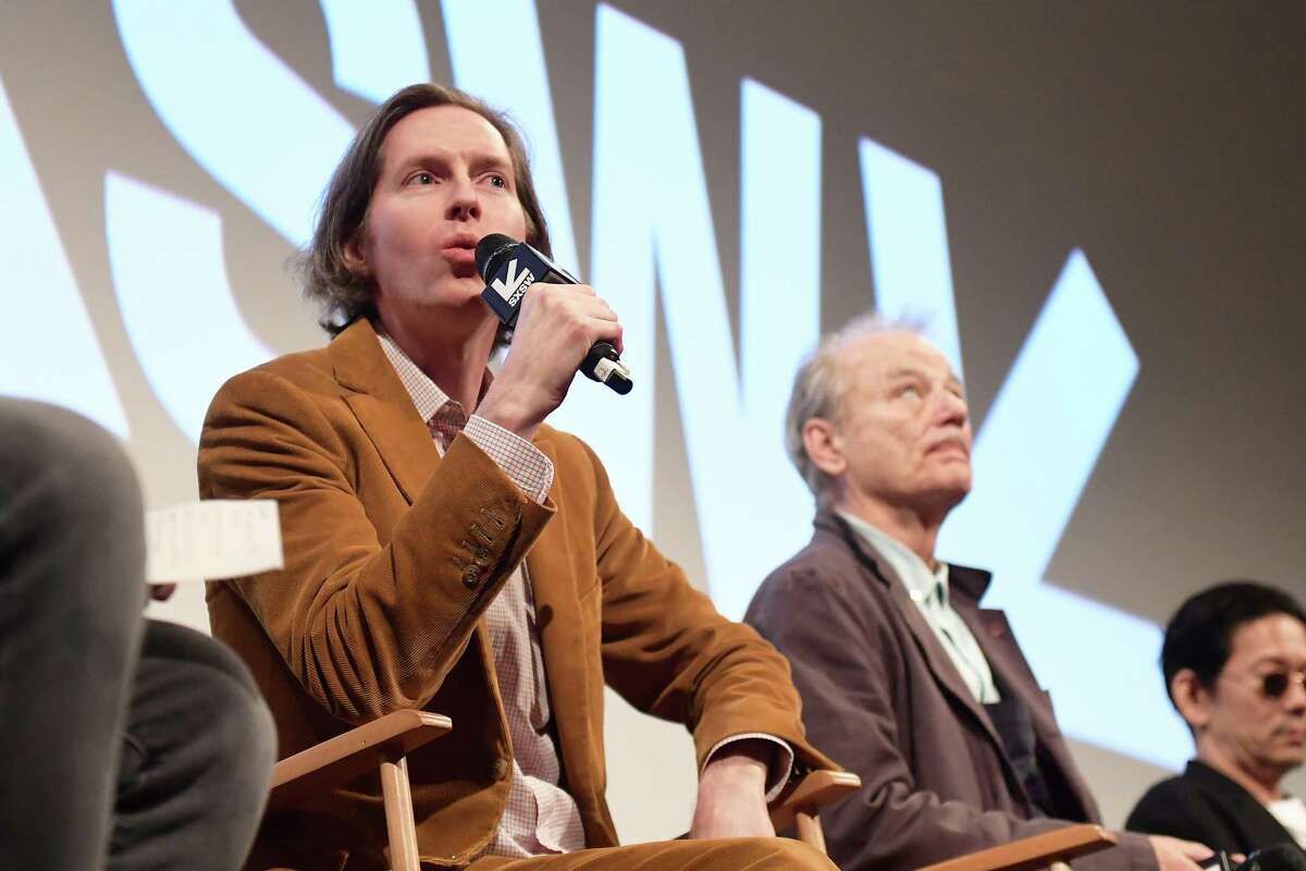 AUSTIN, TX - MARCH 17: Wes Anderson and Bill Murray attend the "Isle of Dogs" Premiere - 2018 SXSW Conference and Festivals at Paramount Theatre on March 17, 2018 in Austin, Texas. (Photo by Matt Winkelmeyer/Getty Images for SXSW)