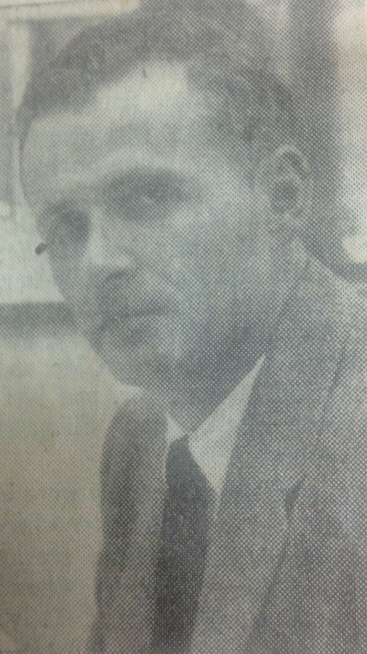 An article from March 27, 1958, "Midland Stadium Drive Slated to Open April 9," states "Robert B. Bennett (pictured) was named to manage a campaign to raise funds for the construction of a 4,200 seat stadium at Midland Central High School. Bennett was named to the post by the steering committee of the Midland Stadium Committee, headed by Robert Peele. The campaign will seek to raise $82,000 over a four-week period beginning April 9. Two assistant campaign chairmen have also been named. They are William R. Dixon and Robert T. Ferries."