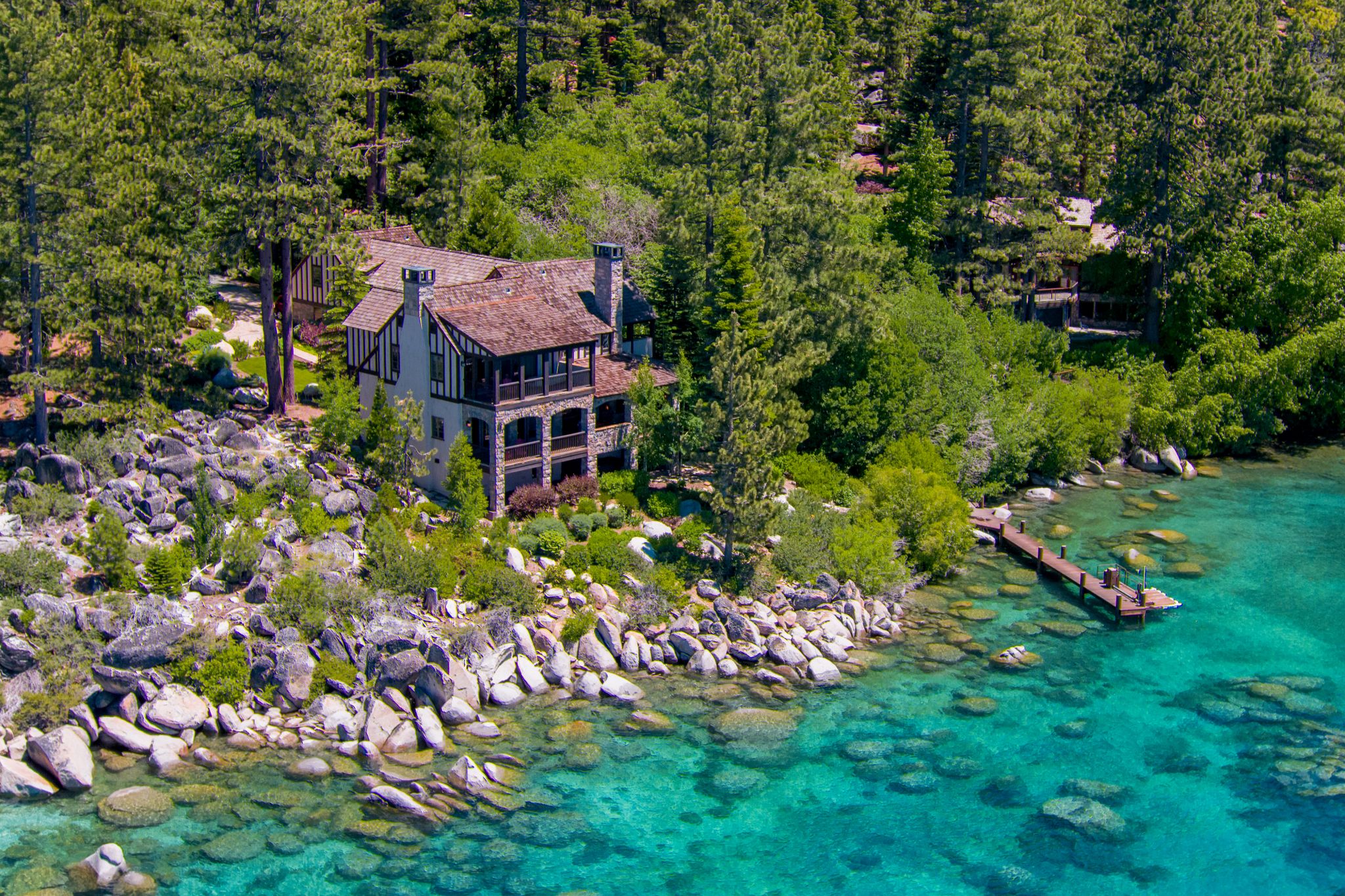 Storybook home on Lake Tahoe's secluded east shore hits the market for