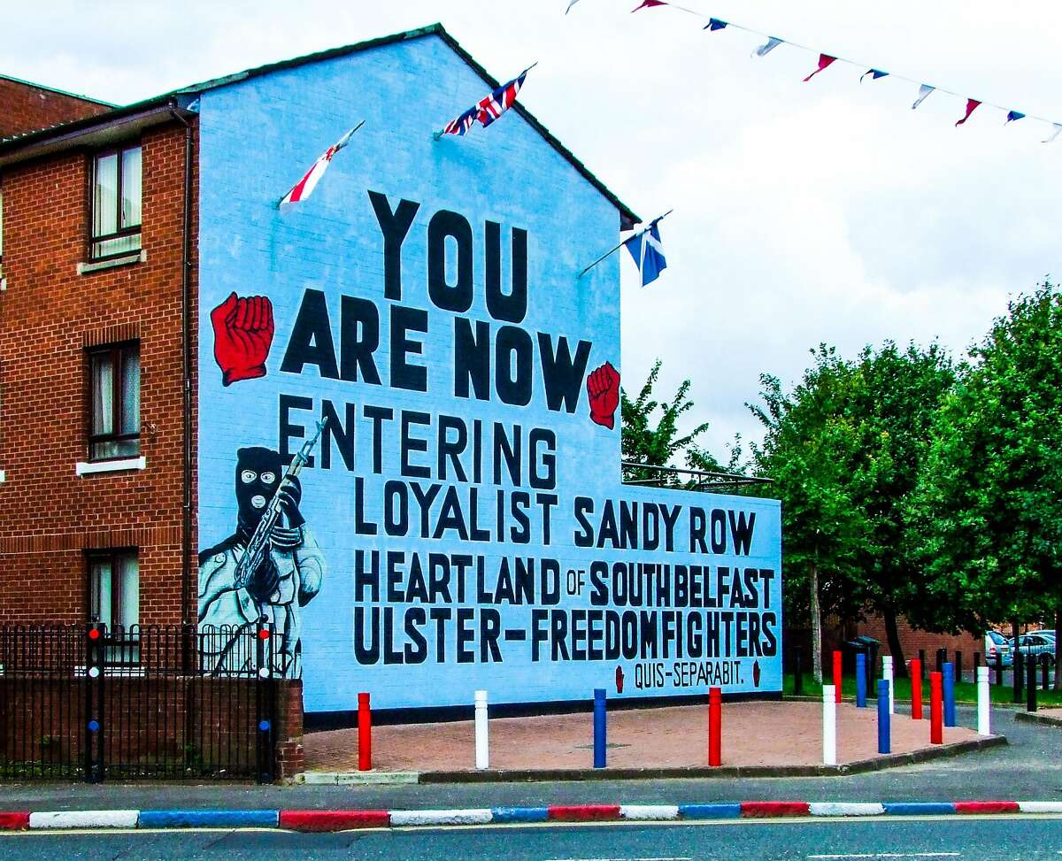 Belfast wall murals from the Troubles in Irish photography exhibit