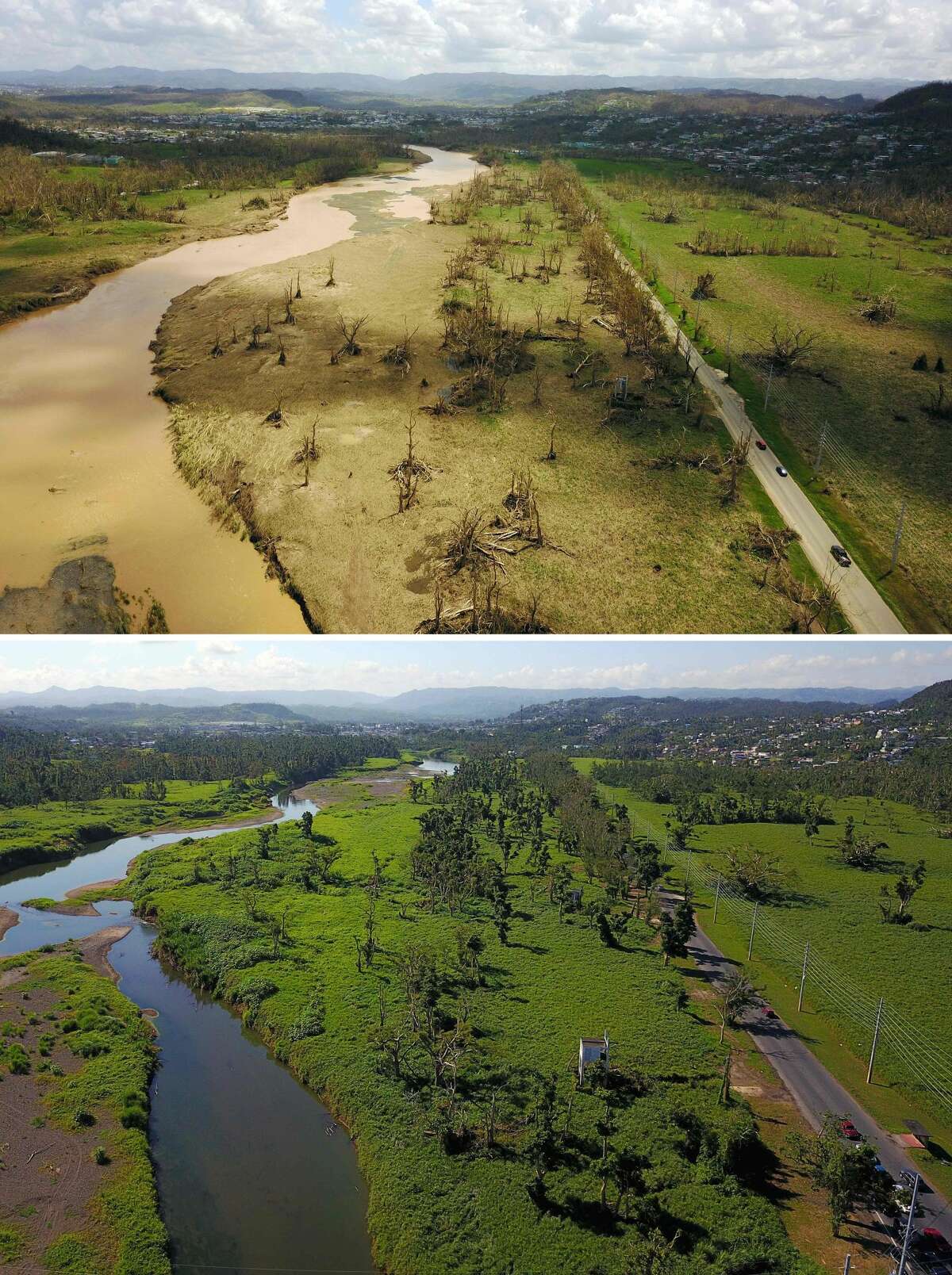 Before And After Photos Of Puerto Rico Shows The Island Six Months ...