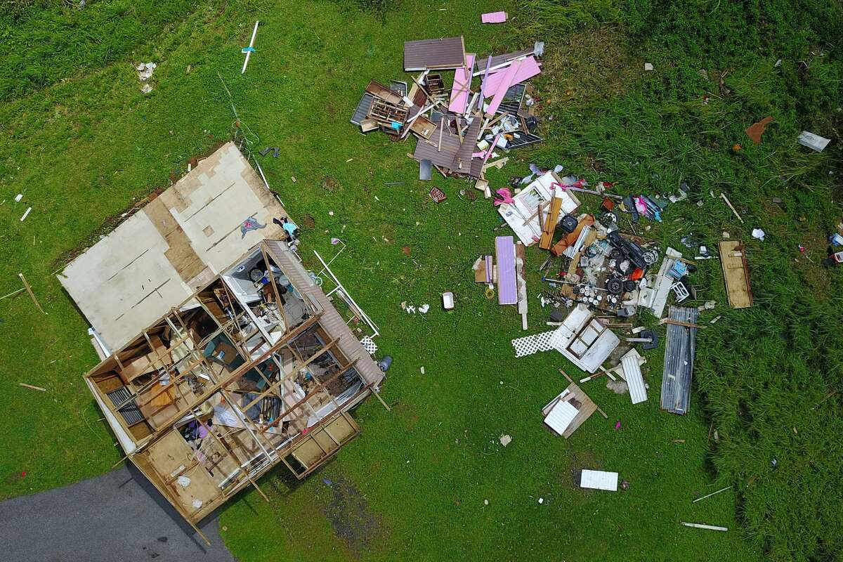 Before and after photos of Puerto Rico shows the island six months ...