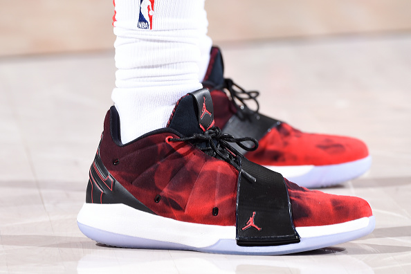 Chris Paul unveiled his latest signature shoe during Tuesday's win over  Portland
