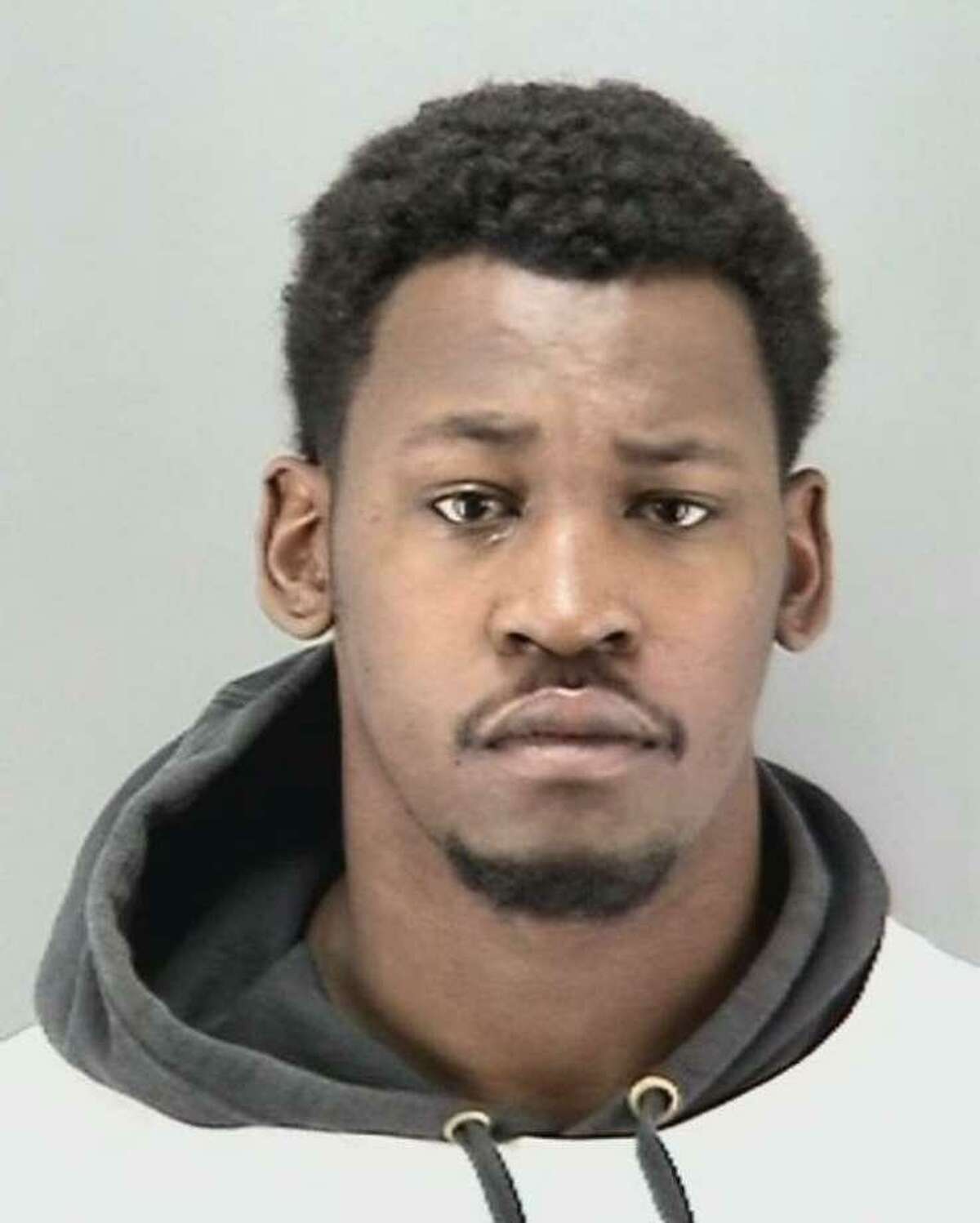 Aldon Smith in a booking photo provided by the San Francisco Police Department on Tuesday, March 6, 2018.