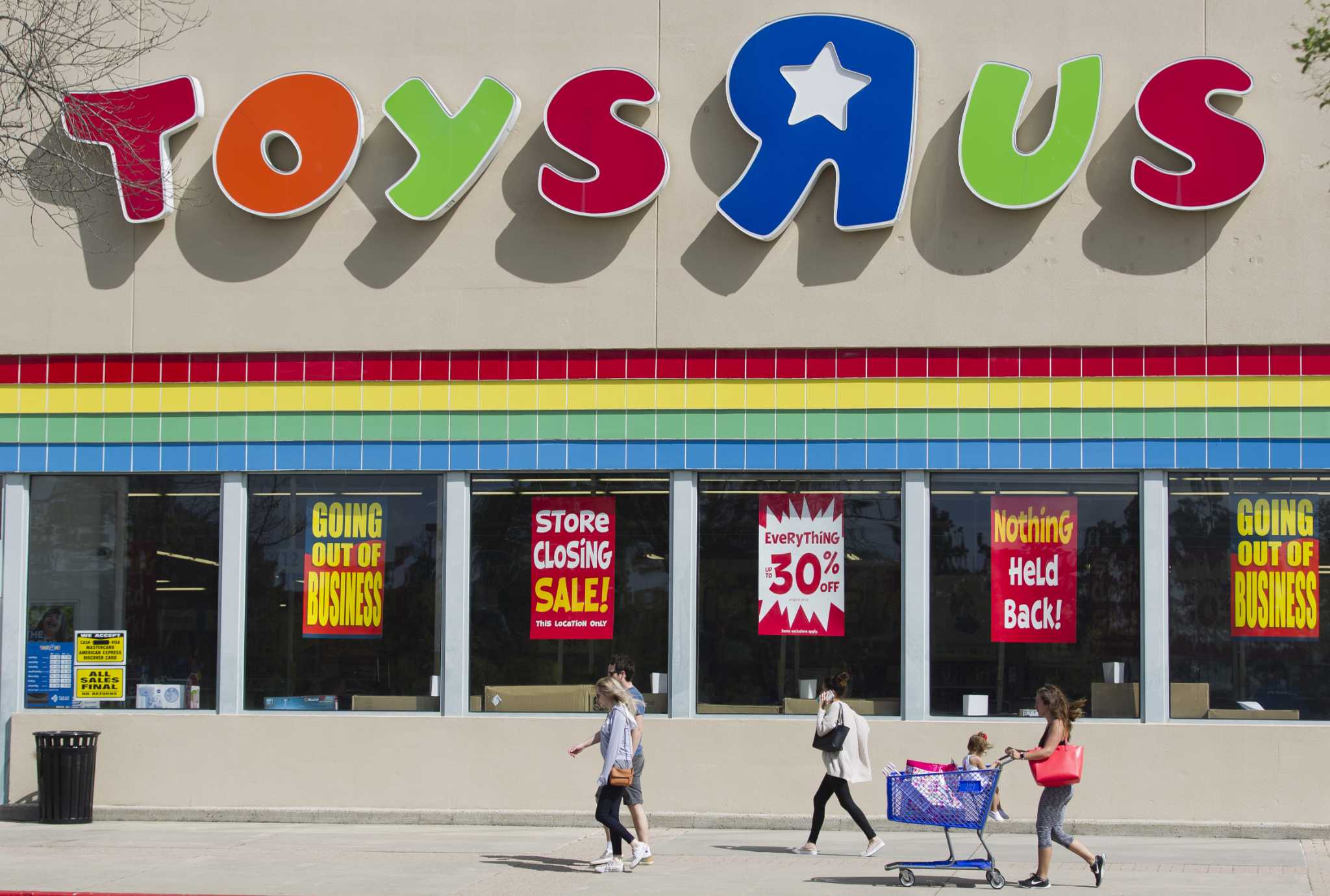 Liquidation sales begin at Toys 'R' Us locations, including The