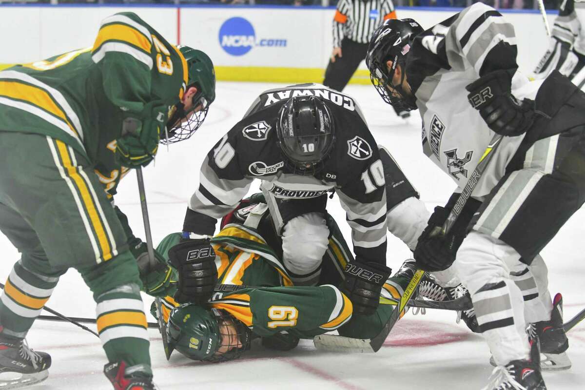 NCAA Hockey East Regional Bjorkqvist, Hawkey lift Providence past Clarkson
