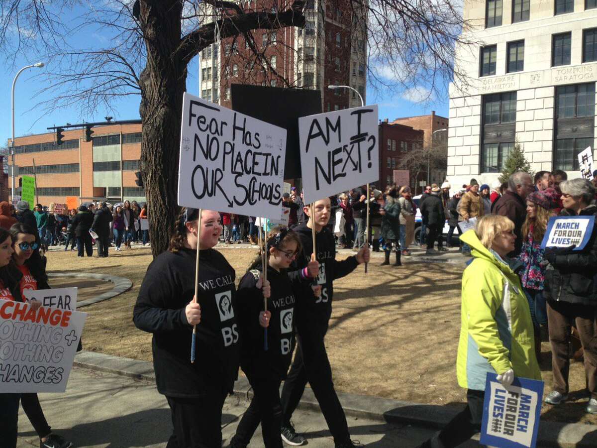 Students Lead Albany Protest Against Gun Violence In Solidarity With ...