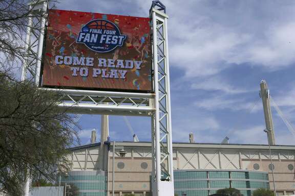 The Alamodome has a new larger marquee in time for the upcoming Final Four event. It has a screen size of 24 feet high by 30 feet wide. The old marquee was 12 feet high by 30 feet wide. It weighs 8,500 pounds and cost $546,000.00. The previous marquee was installed in 2008 prior to the 2008 NCAA Men's Final Four.