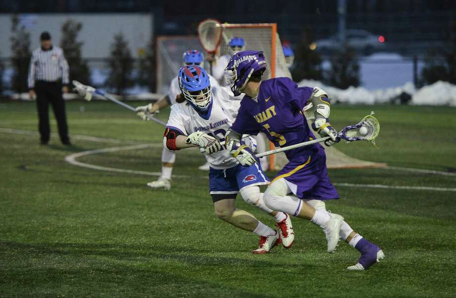 Connor Fields of UAlbany looks for a shot against UMass Lowell on Saturday. (Courtesy of UMass Lowell)