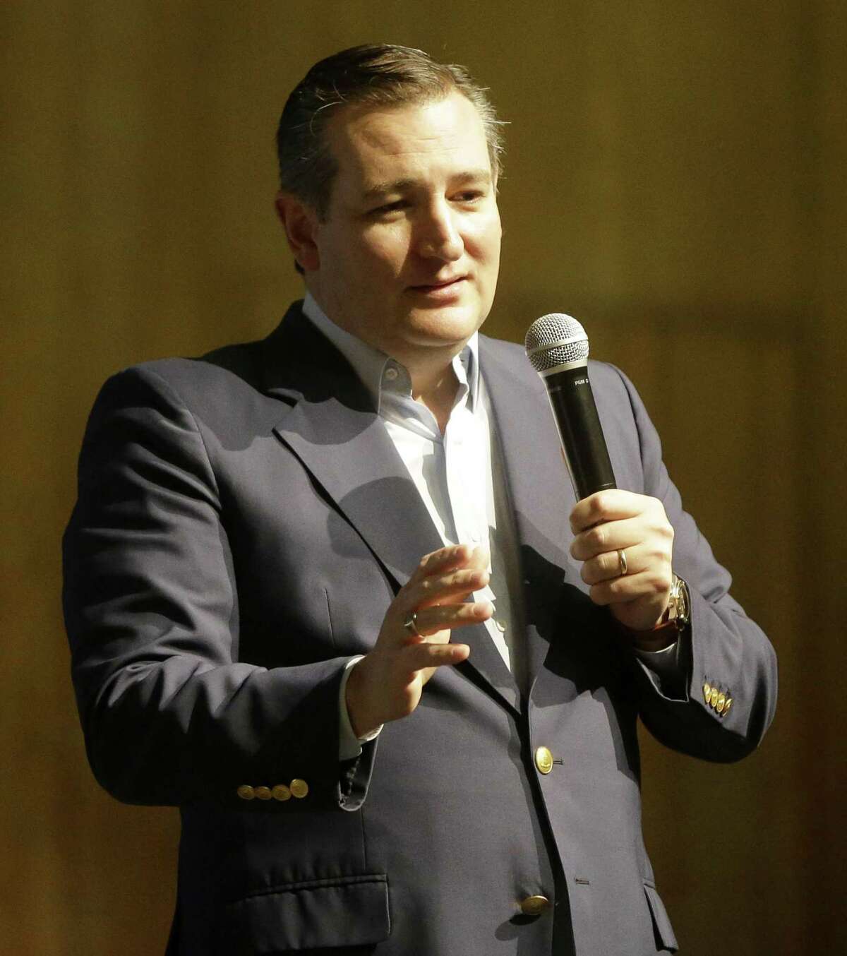 Sen. Ted Cruz speaks during the Day of Unity event held at Bellaire High School, 5100 Maple St., Sunday, March 25, 2018, in Houston. ( Melissa Phillip / Houston Chronicle )