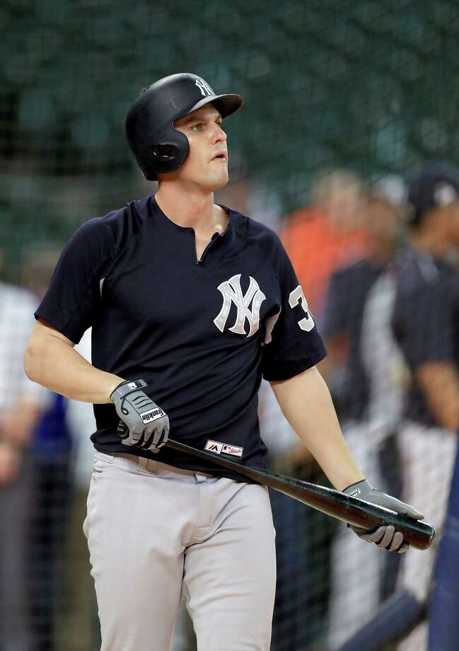HOUSTON, TX - OCTOBER 21:  Greg Bird #33 of the New York Yankees takes batting practice prior to Game Seven of the American League Championship Series against the Houston Astros at Minute Maid Park on October 21, 2017 in Houston, Texas.  (Photo by Ronald Martinez/Getty Images) ORG XMIT: 775058090 Photo: Ronald Martinez / 2017 Getty Images