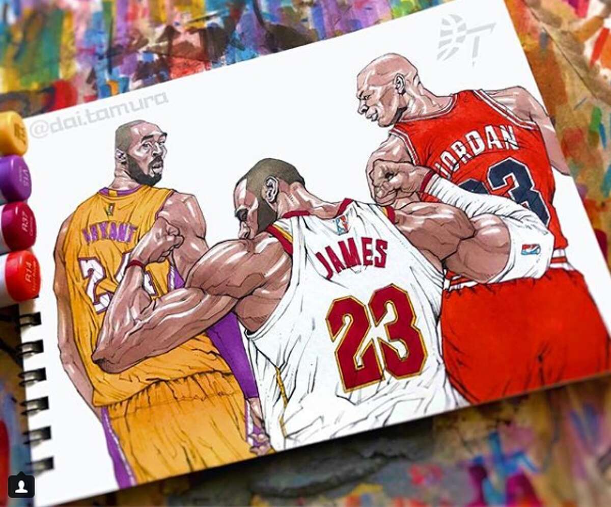 Check out these insane drawings of NBA players