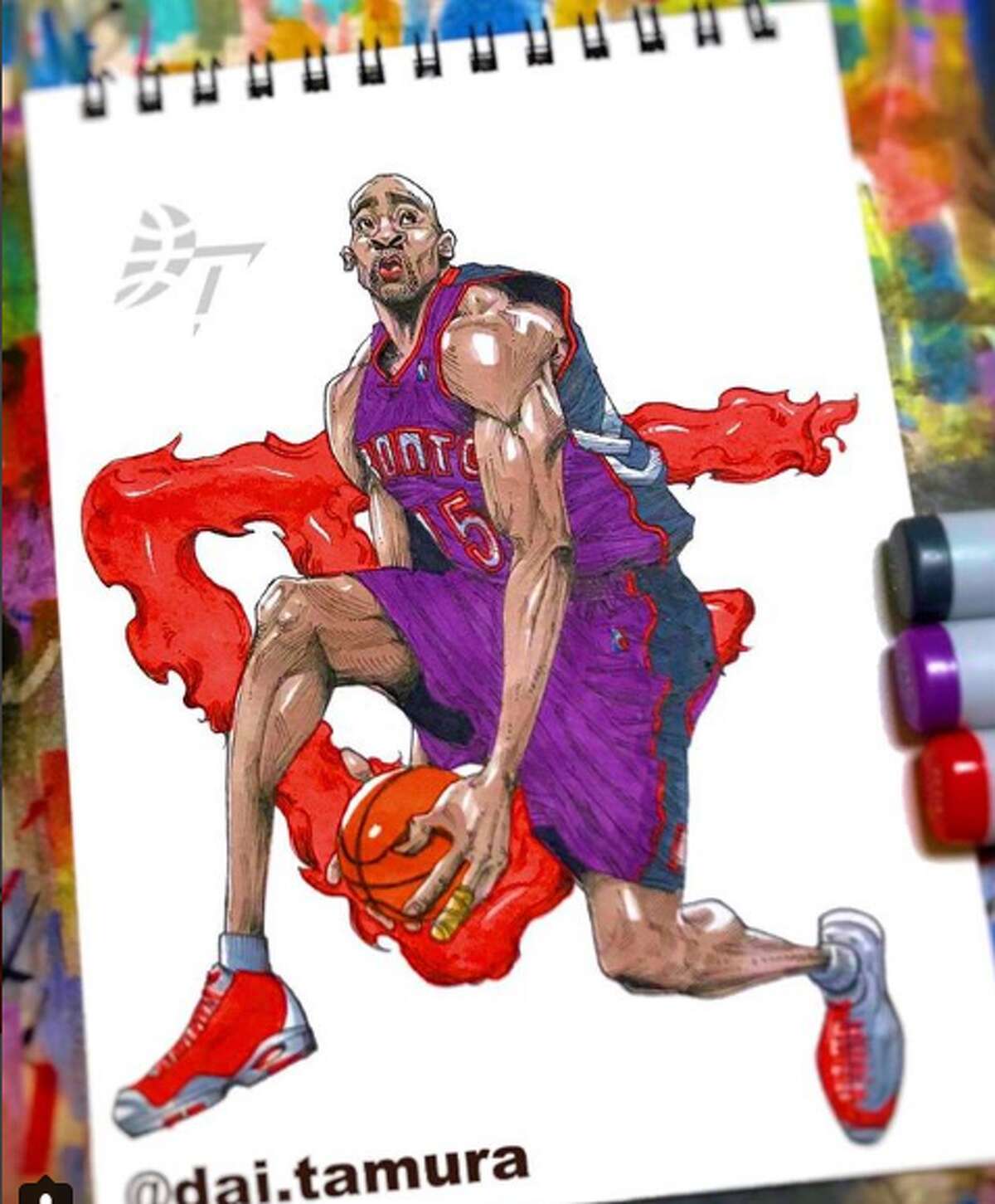 Check out these insane drawings of NBA players