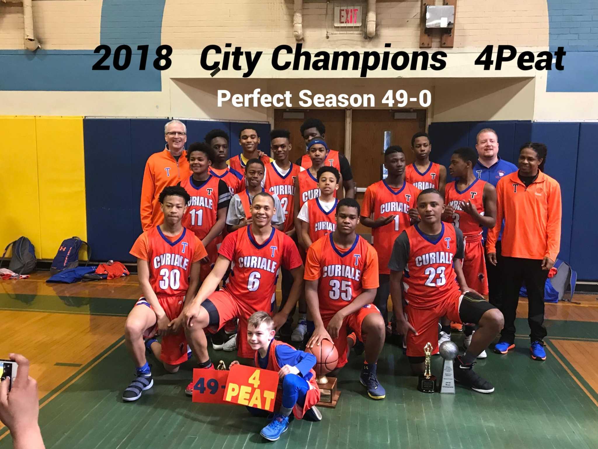 Bridgeport basketball champs Curiale School