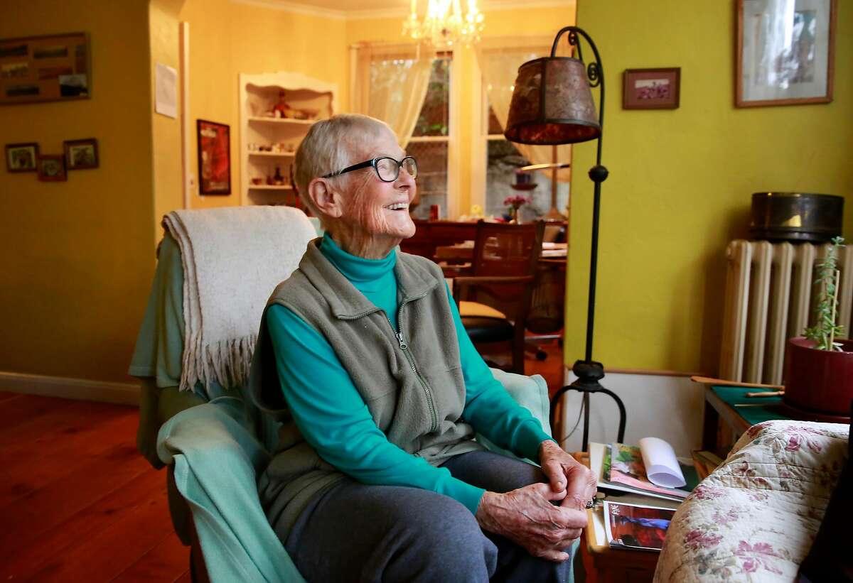 93-year-old dancer Judy Job at her home in Oakland, Ca. on Wed. March 14, 2018.