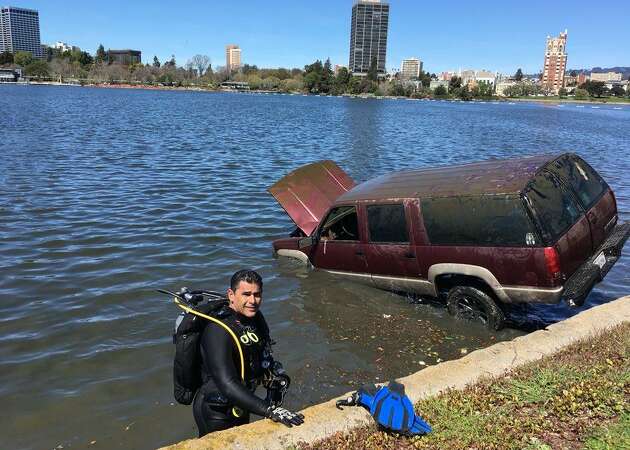 With drone's help, Oakland police pull SUV linked to 2 deaths from Lake Merritt