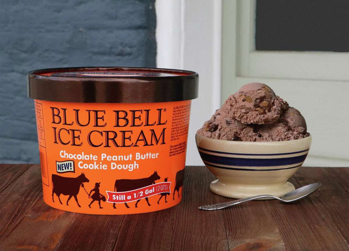 15. Chocolate Peanut Butter Cookie Dough Blue Bell description: "Smooth Milk Chocolate Ice Cream combined with tasty peanut butter cookie dough pieces and milk chocolate chunks." Editor's note: Excessive. It's great.