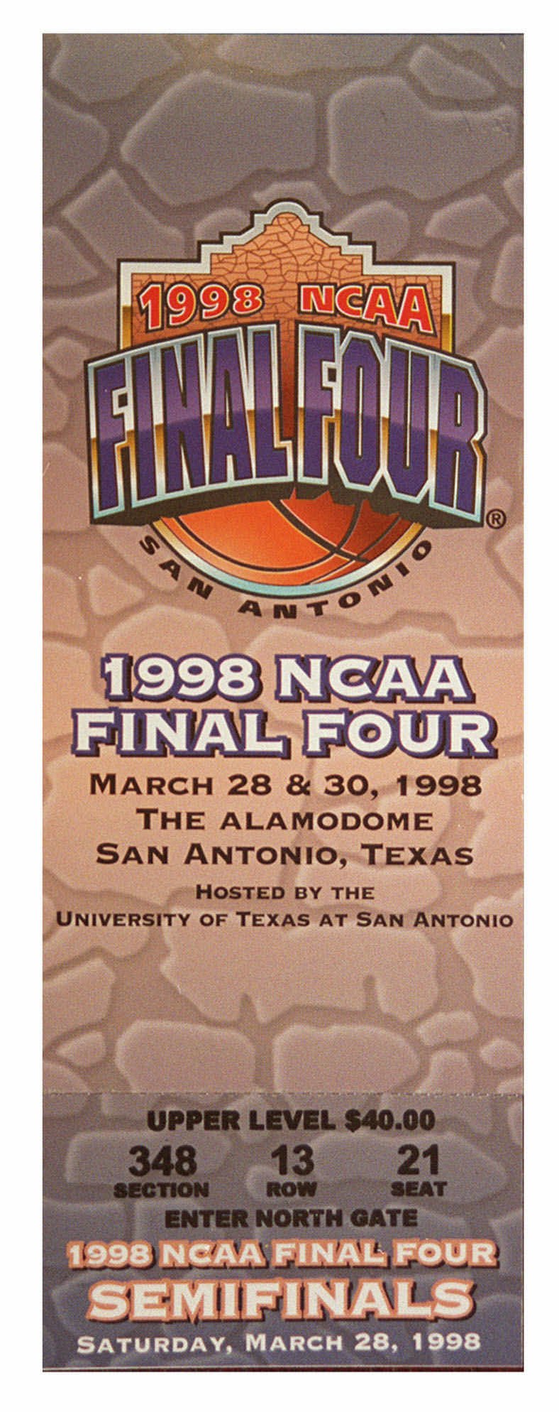 1998 Final Four ticket price shows staggering difference between now and then