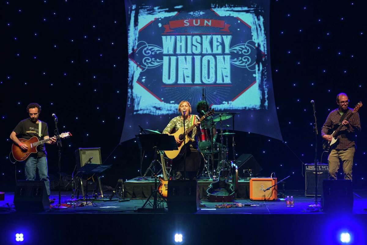 A band plays at last year's Whiskey Union.