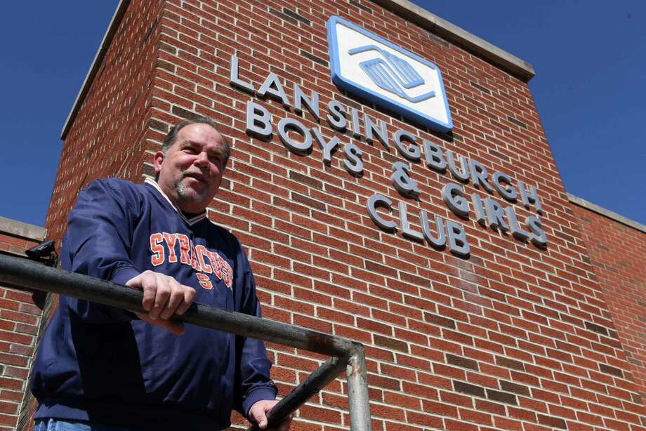 Mike Manupella, executive director of the Lansingburgh Boys and Girls and Boys Club, stands outside the facility on Monday, March 26, 2018, in the Lansingburgh neighborhood of Troy, N.Y.  (Will Waldron/Times Union) Photo: Will Waldron, Albany Times Union / 20043298A