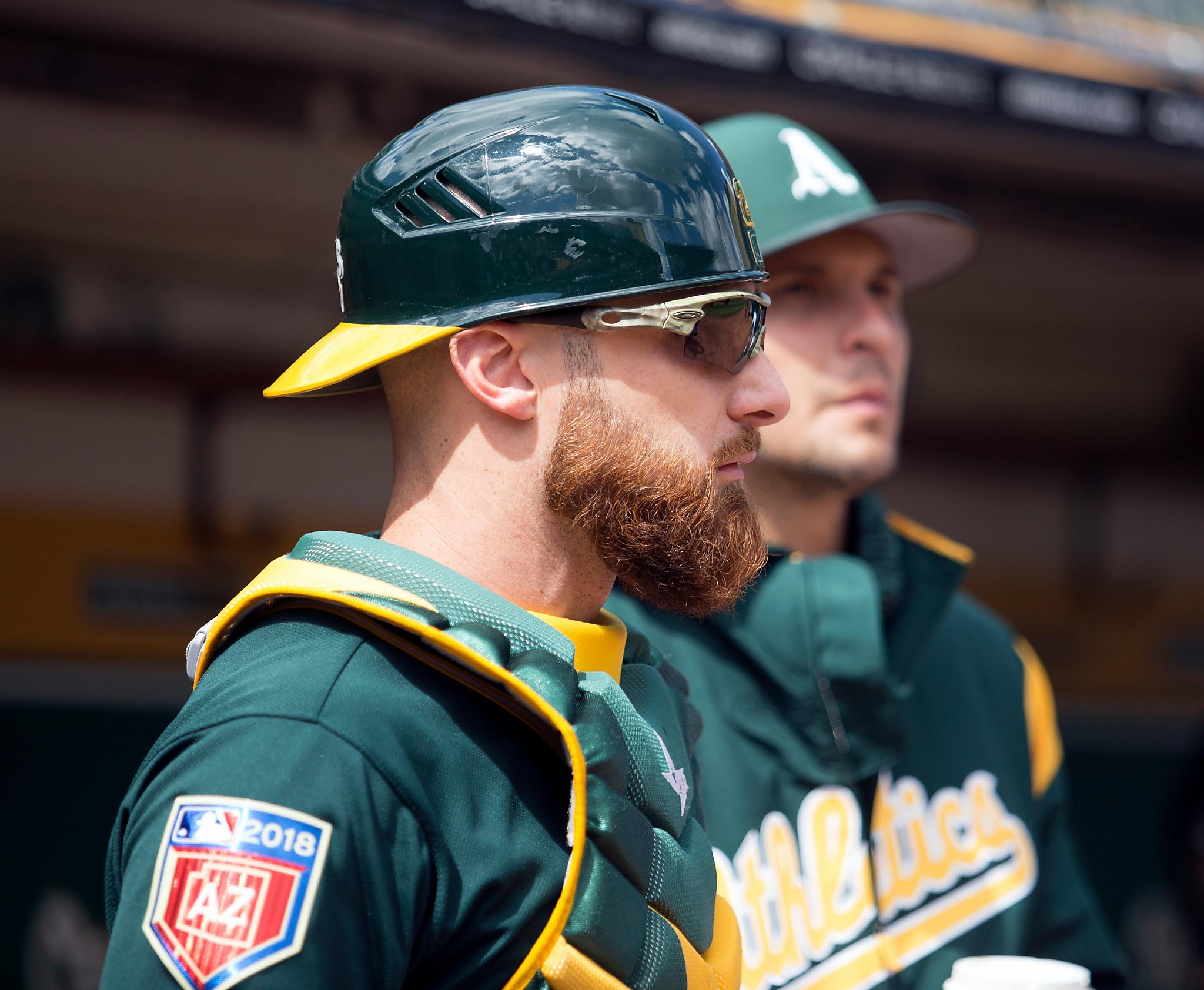Jonathan Lucroy making it tough to run on A's