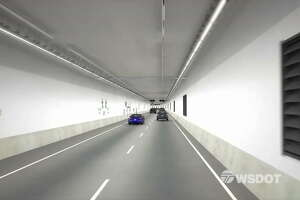 Photos: Highway complete inside Seattle's Alaskan Way tunnel