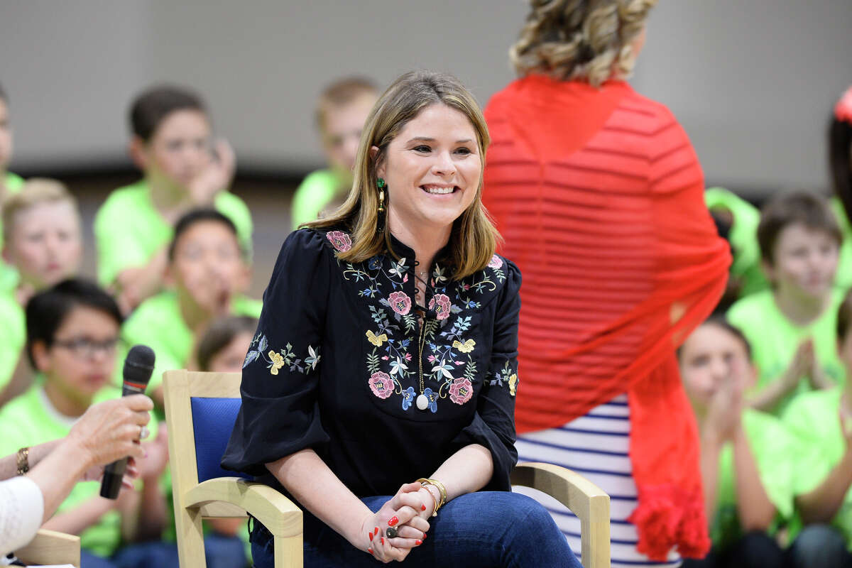 Jenna Bush Hager visited the Trinity School to show support for the students and their charitable programs, March 27, 2018. James Durbin/Reporter-Telegram