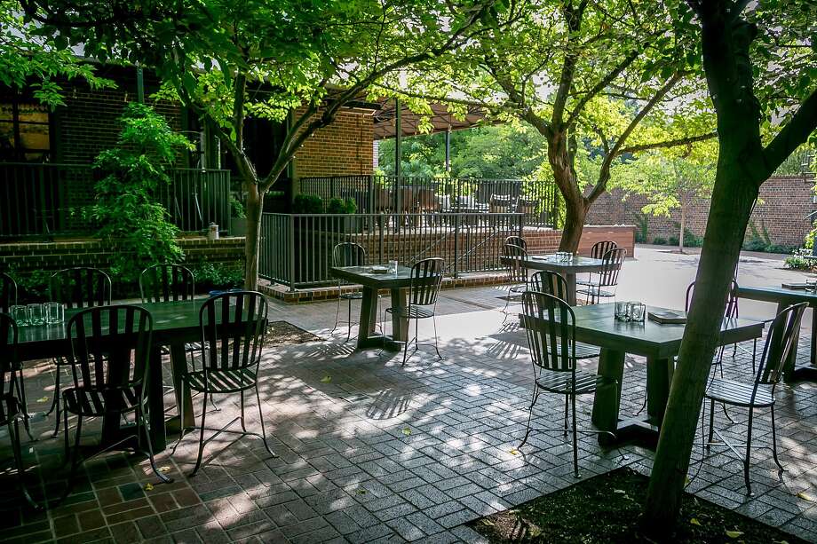 the patio at charter oak in st. helena, calif.