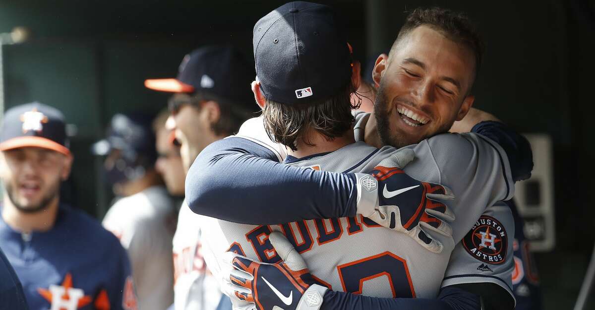 Jake Marisnick & Tony Kemp hugs 4 homers!!!  Houston astros baseball,  Houston astros, Astros baseball