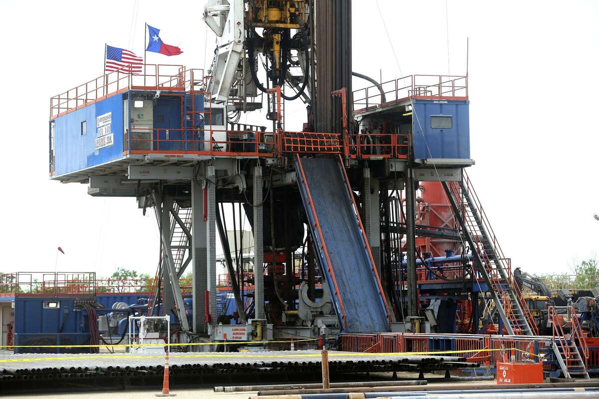 This is the Patterson 248 oil well operated by the recent Magnolia Oil & Gas EnerVest merger located in south central Texas.