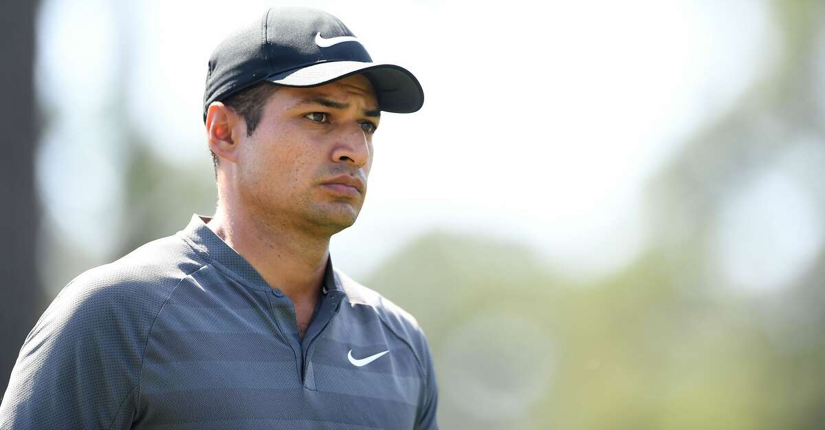 HUMBLE, TX - MARCH 29: Julian Suri walks off the tee on the ninth hole during the first round of the Houston Open at the Golf Club of Houston on March 29, 2018 in Humble, Texas. (Photo by Stacy Revere/Getty Images)