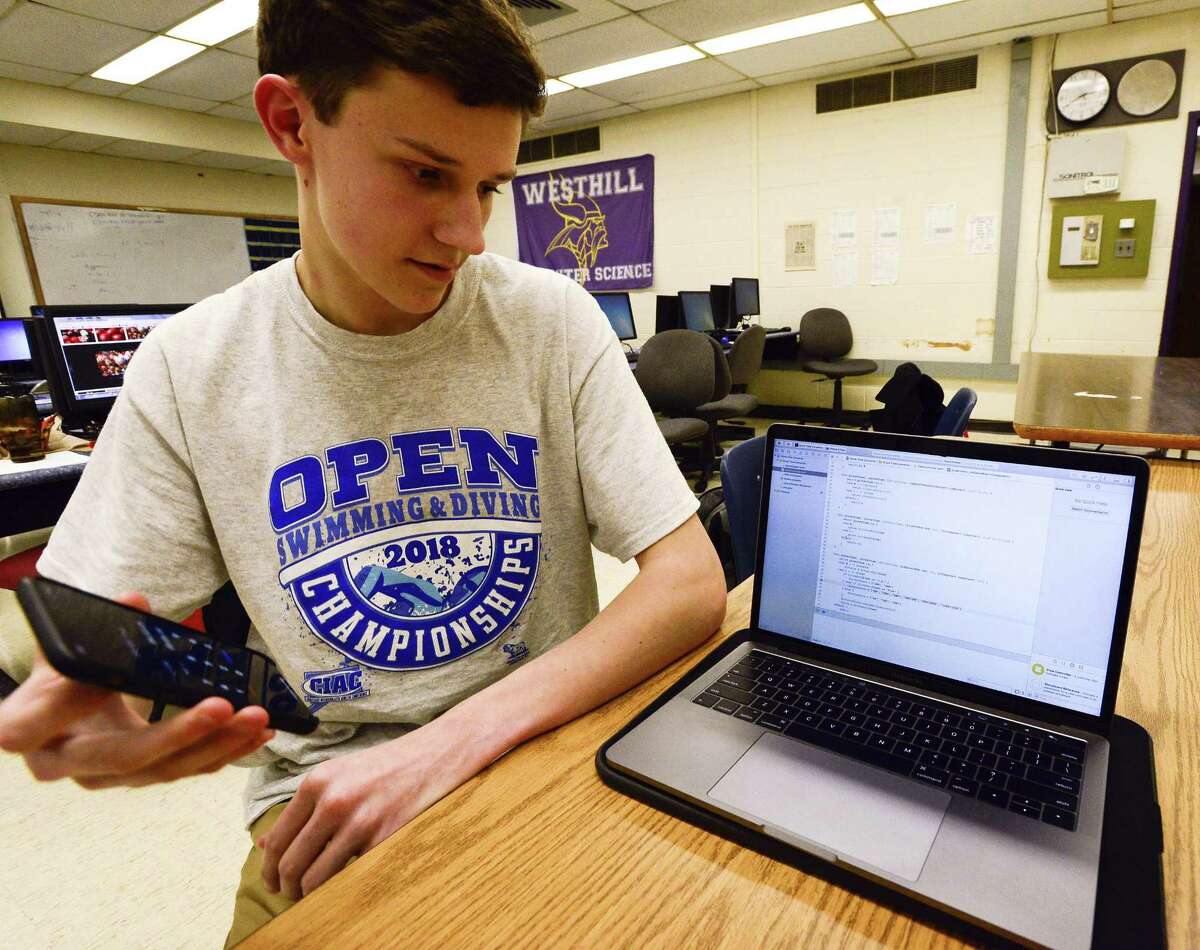 Westhill student creates time conversion app