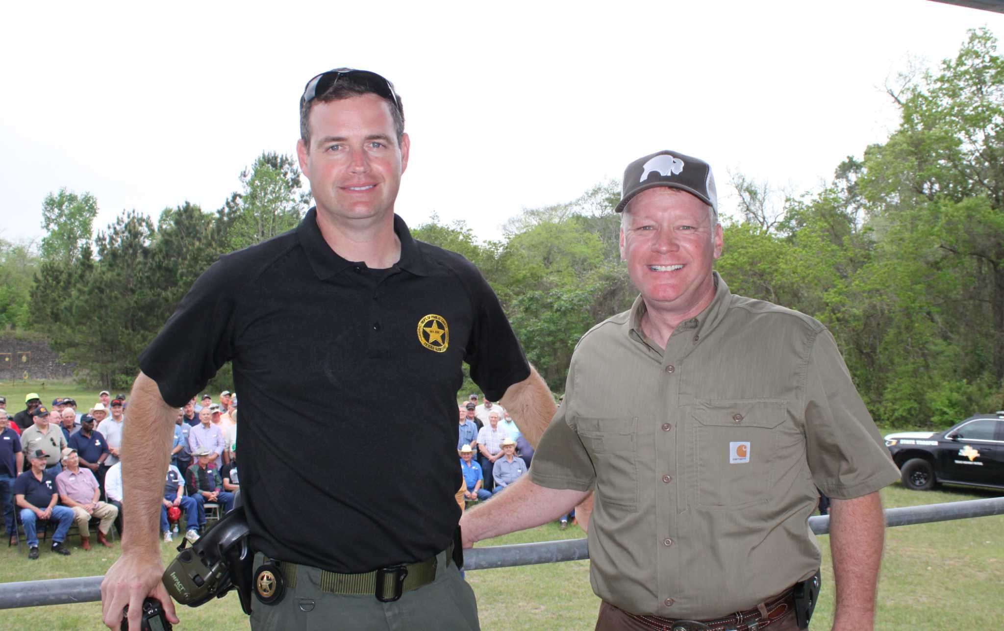 300 Texas Rangers, troopers, other officers gather in Cleveland