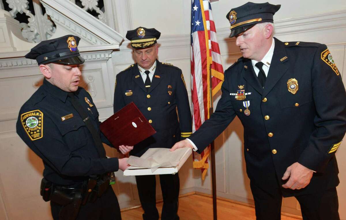 Norwalk police officers honored