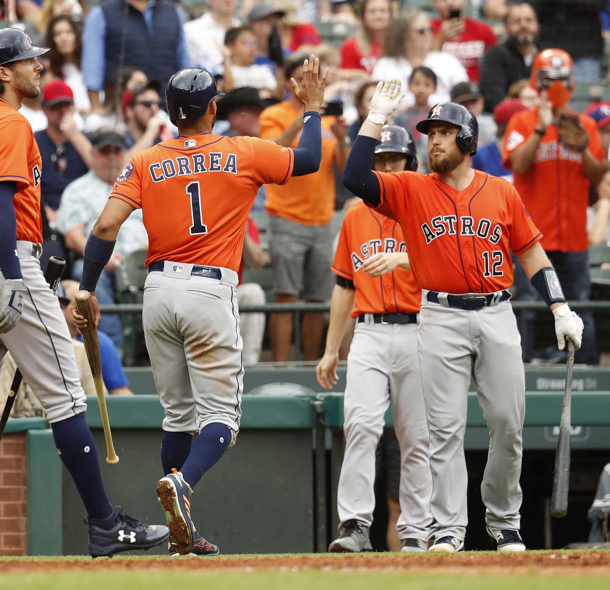 Gerrit Cole dazzled in debut as Astros take three of four from Rangers