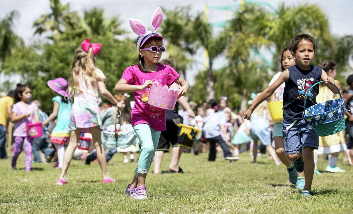 Moody Gardens egg hunt a hit with children and parents