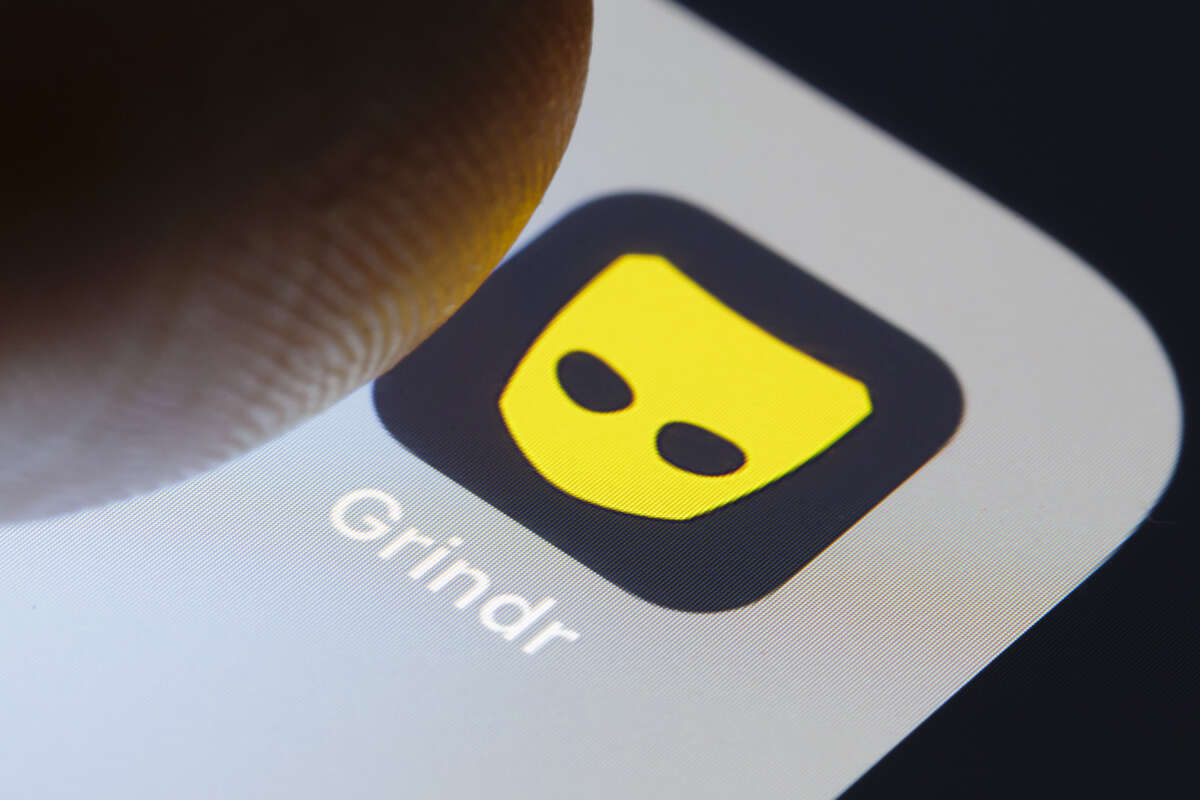 Grindr is a dating app geared towards gay, bi and transgender people. The app gives users options to chat, share photos and meet up based on a smart phone’s GPS location. Source: Sarasota County Sheriff’s Office