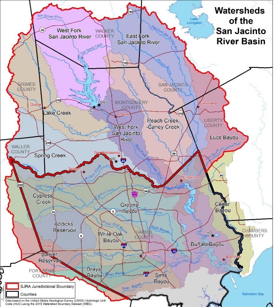 New Caney Flood Map Sjra Takes On Regional Flood Management, Hires Director At $180K A Year