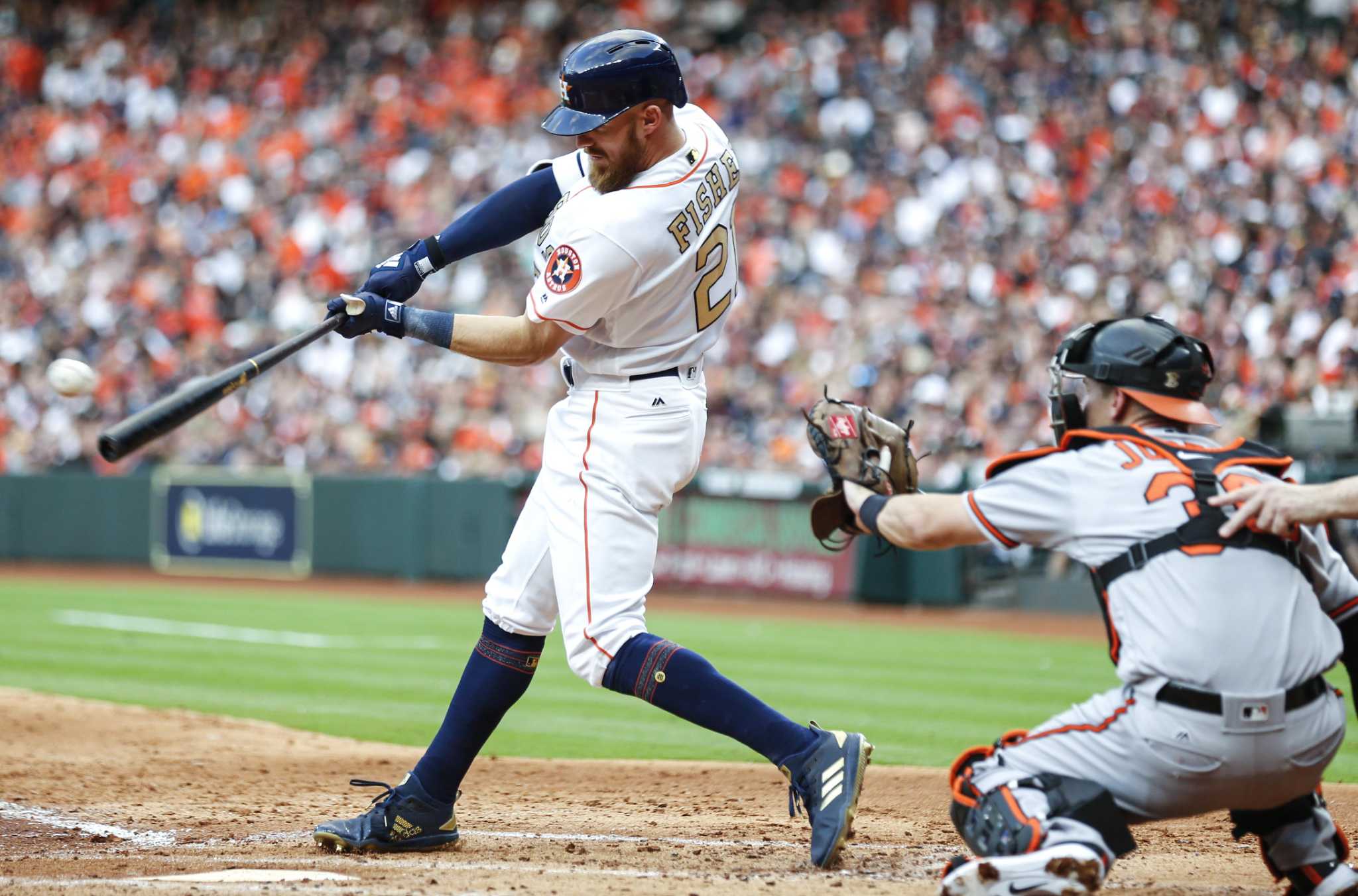 Josh Reddick and Georgette Elkins share their Minute Maid Park