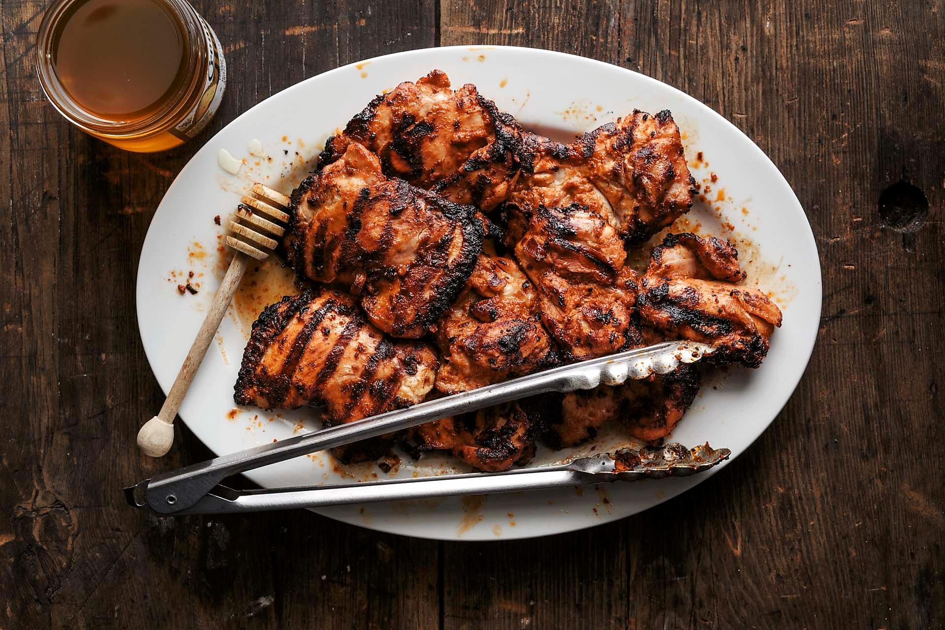 Recipe Harissa and Honey Chicken Thighs