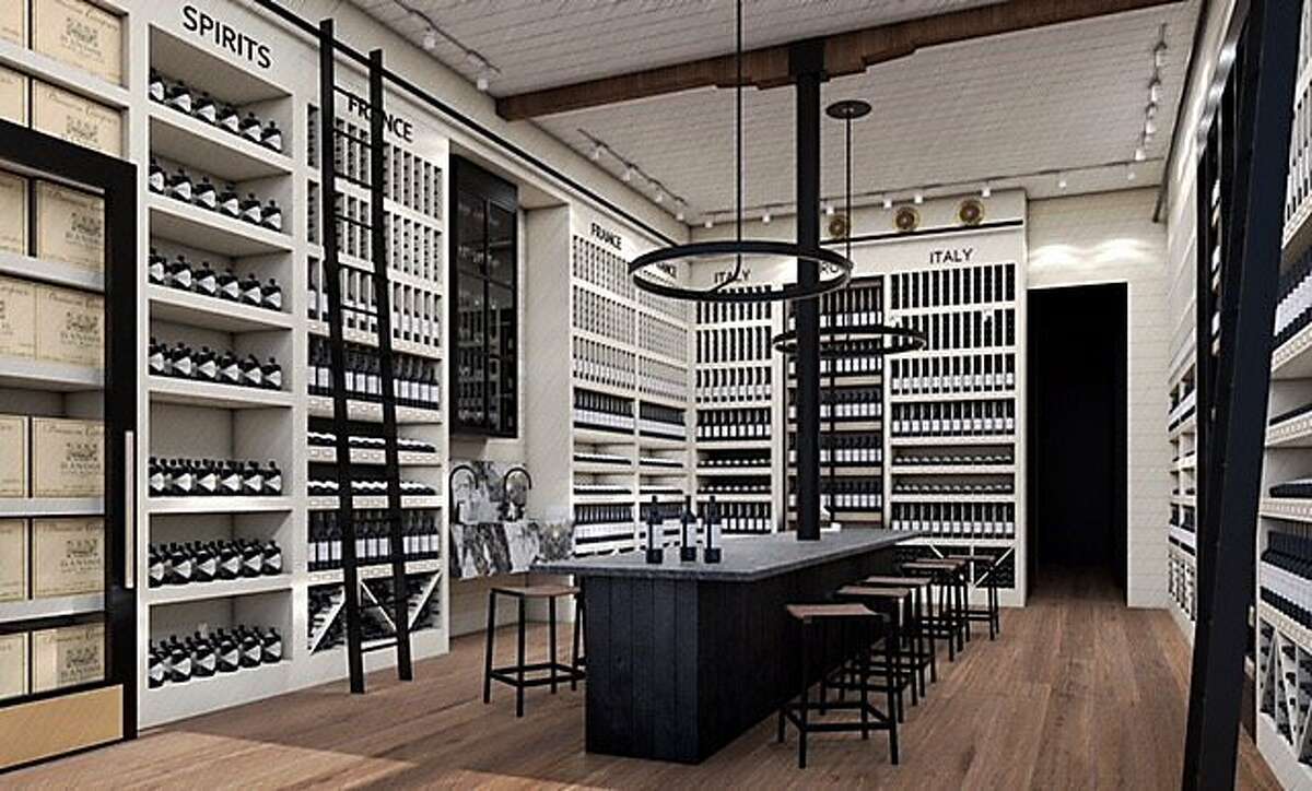 A rendering of the Fillmore St. location of Verve Wine, which will open May 12