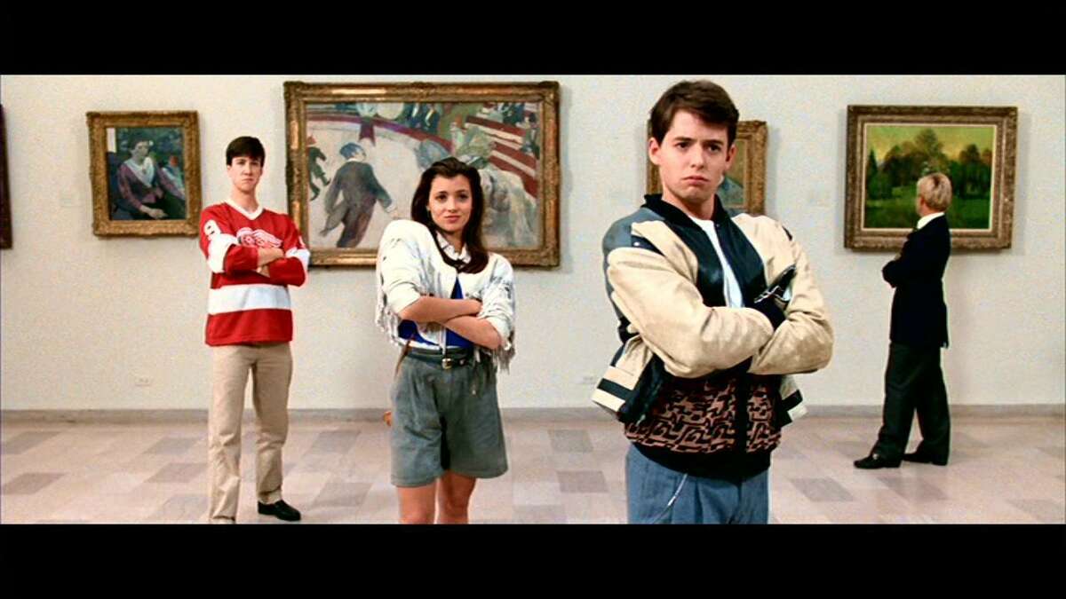 The 1986 John Hughes film, "Ferris Bueller's Day Off," starred from left, Alan Ruck, Mia Sara, and Matthew Broderick.