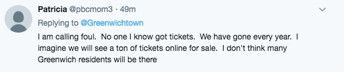 Greenwich residents take to social media after seemingly no one can get tickets to Town Party.